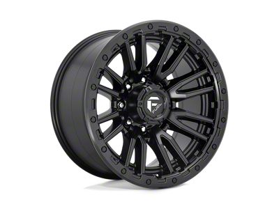 Fuel Wheels Rebel Matte Black 4-Wheel Kit; 20x10; -18mm Offset