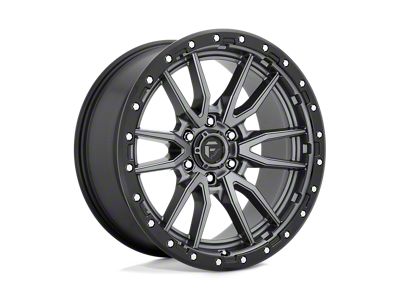 Fuel Wheels Rebel Matte Gunmetal 4-Wheel Kit; 20x9; 20mm Offset