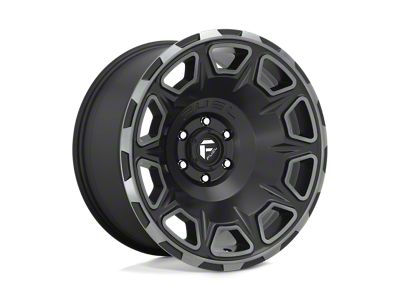 Fuel Wheels Vengeance Matte Black Double Dark Tint 4-Wheel Kit; 17x9; -12mm Offset; 6x139.7mm Bolt Pattern; 106.10mm Hub Bore