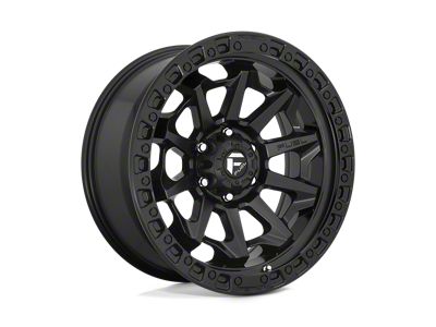 Fuel Wheels Covert Matte Black 4-Wheel Kit; 15x8; -19mm Offset