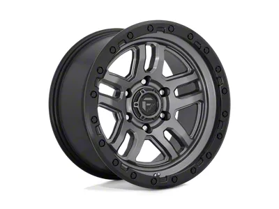 Fuel Wheels Ammo Matte Gunmetal with Black Bead Ring 4-Wheel Kit; 20x9; 1mm Offset