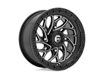 Fuel Wheels Runner Gloss Black Milled 4-Wheel Kit; 15x10; 0mm Offset