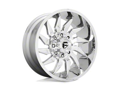 Fuel Wheels Saber Chrome 4-Wheel Kit; 20x10; -18mm Offset