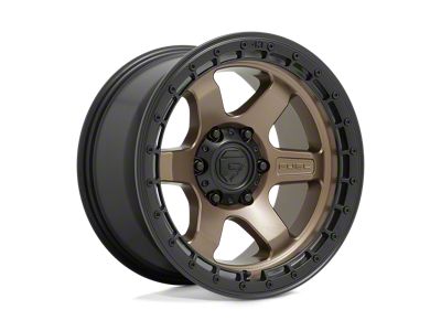 Fuel Wheels Block Matte Bronze 4-Wheel Kit; 18x9; 20mm Offset; 5x127mm Bolt Pattern; 71.50mm Hub Bore