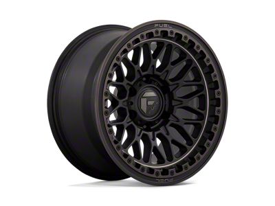 Fuel Wheels Trigger Matte Black Dark Tint 4-Wheel Kit; 17x9; -12mm Offset