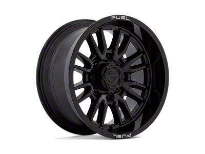 Fuel Wheels Clash Gloss Black 4-Wheel Kit; 20x10; -18mm Offset