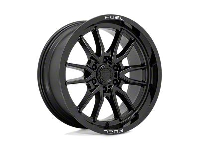 Fuel Wheels Clash Gloss Black 4-Wheel Kit; 20x9; 1mm Offset