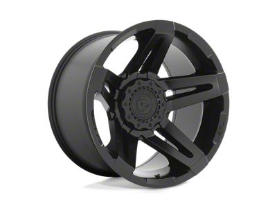 Fuel Wheels SFJ Matte Black 4-Wheel Kit; 22x14; -75mm Offset