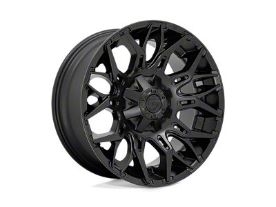 Fuel Wheels Twitch Blackout 4-Wheel Kit; 20x10; -18mm Offset