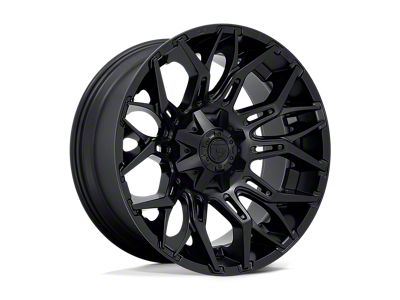 Fuel Wheels Twitch Blackout 4-Wheel Kit; 22x10; -18mm Offset