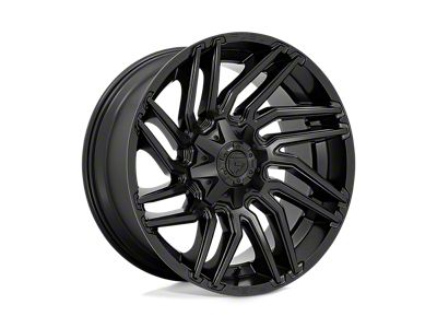 Fuel Wheels Typhoon Matte Black 4-Wheel Kit; 22x10; -18mm Offset