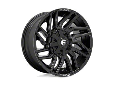 Fuel Wheels Typhoon Gloss Black 4-Wheel Kit; 20x9; 1mm Offset