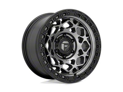 Fuel Wheels Unit Gunmetal with Matte Black Ring 4-Wheel Kit; 17x9; -12mm Offset