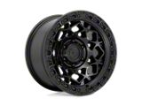Fuel Wheels Unit Matte Black with Matte Black Ring 4-Wheel Kit; 17x9; 1mm Offset