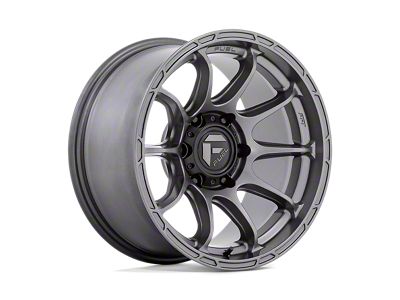 Fuel Wheels Variant Matte Gunmetal 4-Wheel Kit; 20x9; 1mm Offset