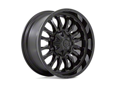 Fuel Wheels Arc Blackout 4-Wheel Kit; 22x12; -44mm Offset
