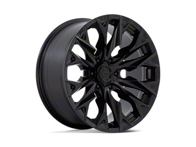 Fuel Wheels Flame Blackout 4-Wheel Kit; 20x9; 1mm Offset