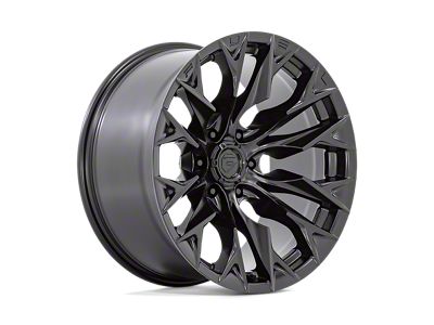 Fuel Wheels Flame Blackout 4-Wheel Kit; 24x12; -44mm Offset