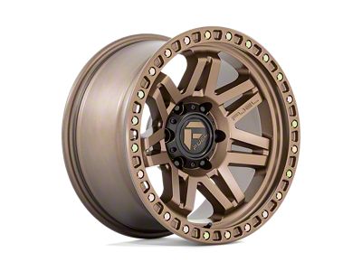 Fuel Wheels Syndicate Full Matte Bronze 4-Wheel Kit; 17x9; -12mm Offset