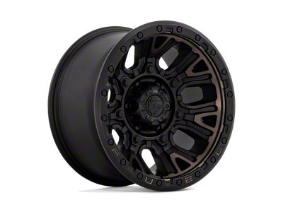 Fuel Wheels Traction Matte Black with Double Dark Tint 4-Wheel Kit; 17x9; -12mm Offset