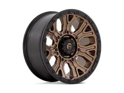 Fuel Wheels Traction Matte Bronze 4-Wheel Kit; 20x9; 1mm Offset