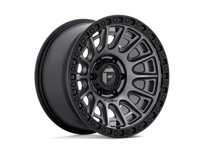 Fuel Wheels Cycle Matte Gunmetal 4-Wheel Kit; 17x9; -12mm Offset
