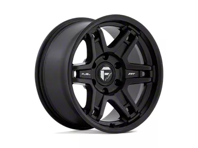 Fuel Wheels Slayer Matte Black 4-Wheel Kit; 18x8.5; 1mm Offset
