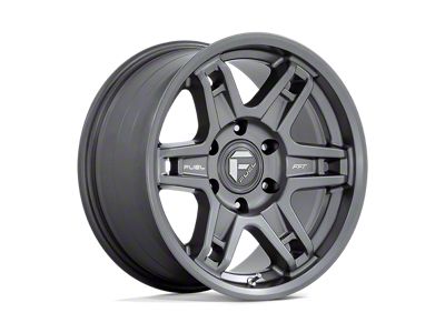 Fuel Wheels Slayer Matte Gunmetal 4-Wheel Kit; 18x8.5; 1mm Offset