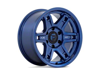Fuel Wheels Slayer Dark Blue 4-Wheel Kit; 17x8.5; 1mm Offset