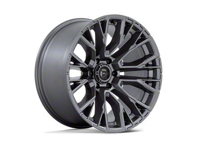 Fuel Wheels Rebar Matte Gunmetal 4-Wheel Kit; 20x10; -18mm Offset; 6x139.7mm Bolt Pattern; 106.10mm Hub Bore