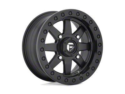 Fuel Wheels Maverick Beadlock Matte Black 4-Wheel Kit; 15x7; 38mm Offset