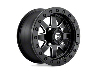 Fuel Wheels Maverick Beadlock Matte Black Milled 4-Wheel Kit; 18x7; 38mm Offset