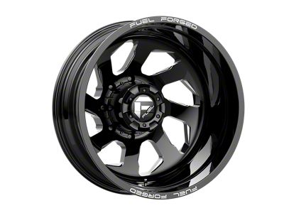 Fuel Wheels FF39D Gloss Black Milled 4-Wheel Kit; 20x8.25; -202mm Offset
