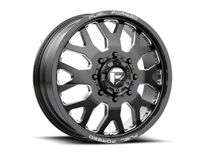 Fuel Wheels FF19D Gloss Black Milled 4-Wheel Kit; 24x8.25; 105mm Offset