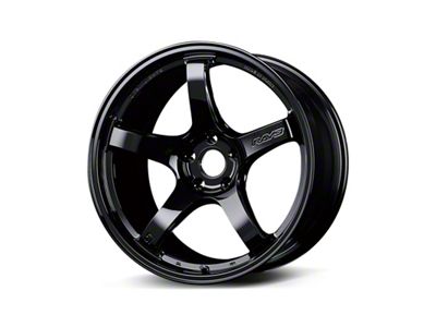 Gram Lights 57CR Gloss Black 4-Wheel Kit; 18x9.5; 22mm Offset