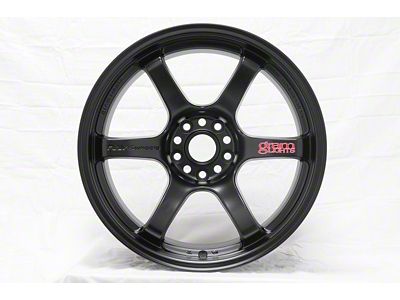 Gram Lights 57DR Glossy Black 4-Wheel Kit; 18x10.5; 12mm Offset; 5x114.3mm Bolt Pattern; 73.10mm Hub Bore