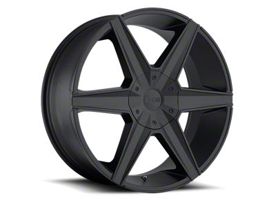 HELO HE887 Satin Black 4-Wheel Kit; 24x9.5; 38mm Offset