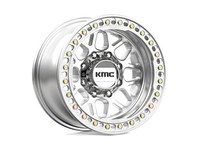 KMC Grenade Crawl Beadlock Machined 4-Wheel Kit; 17x9; -38mm Offset; 8x165.1mm Bolt Pattern; 125.10mm Hub Bore
