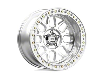 KMC Grenade Crawl Beadlock Machined 4-Wheel Kit; 20x10; -48mm Offset; 5x127mm Bolt Pattern; 71.50mm Hub Bore