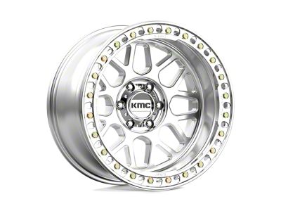 KMC Grenade Crawl Beadlock Machined 4-Wheel Kit; 20x10; -48mm Offset