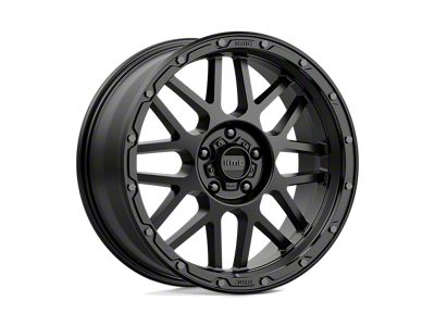 KMC Grenade Off-Road Matte Black 4-Wheel Kit; 20x9; 18mm Offset