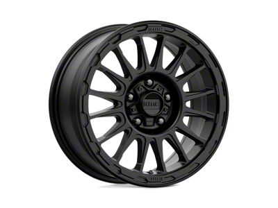 KMC Impact Satin Black 4-Wheel Kit; 16x8; 0mm Offset