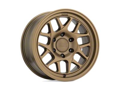 KMC Bully OL Matte Bronze 4-Wheel Kit; 17x8.5; 18mm Offset; 6x114.3mm Bolt Pattern; 66.06mm Hub Bore