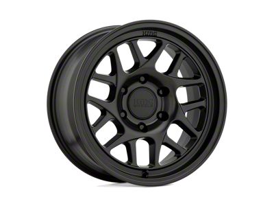 KMC Bully OL Satin Black 4-Wheel Kit; 17x8.5; 18mm Offset