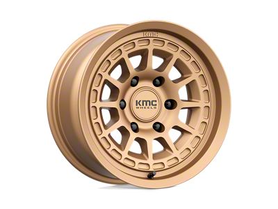 KMC Canyon Matte Bronze 4-Wheel Kit; 17x8.5; 0mm Offset; 6x139.7mm Bolt Pattern; 106.10mm Hub Bore