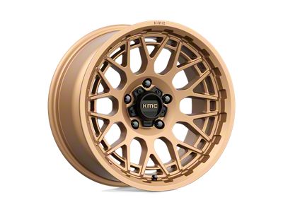 KMC Technic Matte Bronze 4-Wheel Kit; 20x9; 0mm Offset