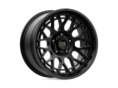KMC Technic Satin Black 4-Wheel Kit; 20x9; 0mm Offset
