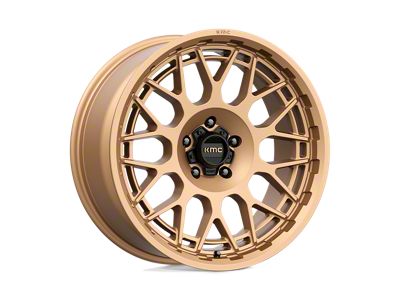 KMC Technic Matte Bronze 4-Wheel Kit; 20x9; 18mm Offset; 5x127mm Bolt Pattern; 71.50mm Hub Bore