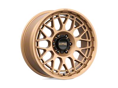 KMC Technic Matte Bronze 4-Wheel Kit; 20x9; 18mm Offset; 6x135mm Bolt Pattern; 87.10mm Hub Bore