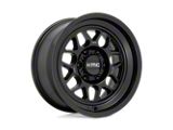 KMC Terra Satin Black 4-Wheel Kit; 17x9; -38mm Offset; 5x127mm Bolt Pattern; 71.50mm Hub Bore